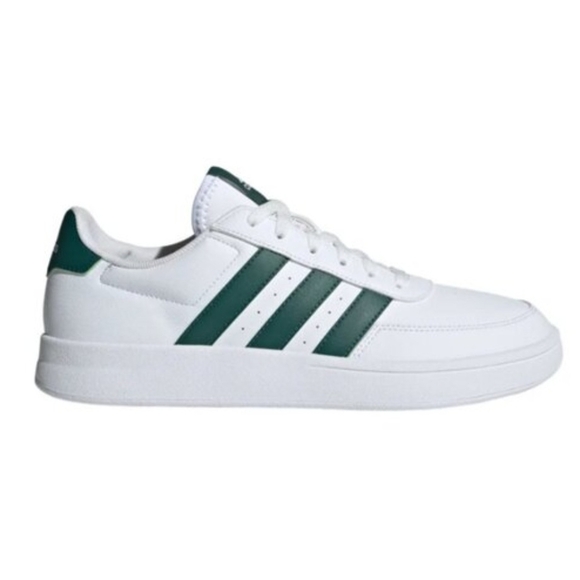 adidas Other - Adidas Breaknet 2.0 Men's White and Green Court Sneakers Size 9.5 & 11 NWT